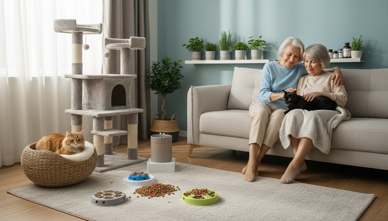Cistite em gatos pode ser causada por estresse? Entenda a influência da rotina e do perfil individual — Construindo uma rotina personalizada para reduzir estresse e favorecer a longevidade pet
