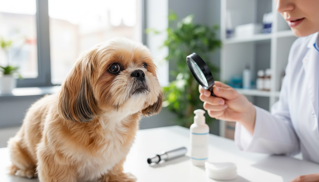 Mancha de l&aacute;grima no Shih Tzu: por que acontece e como cuidar da regi&atilde;o dos olhos &mdash; Quando procurar um m&eacute;dico-veterin&aacute;rio